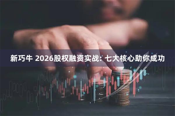 新巧牛 2026股权融资实战: 七大核心助你成功
