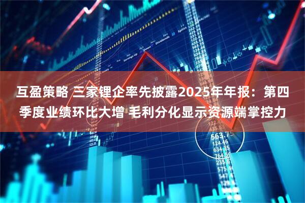 互盈策略 三家锂企率先披露2025年年报：第四季度业绩环比大增 毛利分化显示资源端掌控力
