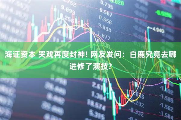 海证资本 哭戏再度封神! 网友发问：白鹿究竟去哪进修了演技?